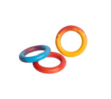 Ringo z pełnej gumy 16 cm - zabawka zapachowa dla psa