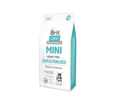 BRIT CARE MINI GRAIN-FREE LIGHT&STERILISED - 400g