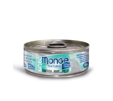 MONGE NATURAL OWOCE MORZA Z KURCZAKIEM 80G