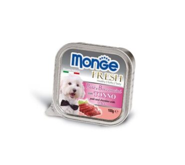 MONGE FRESH PATE Z TUŃCZYKIEM 100G - mokra karma dla psa