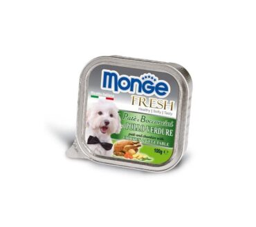 MONGE FRESH PATE Z KURCZAKIEM I WARZYWAMI 100G