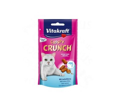 Vitakraft Crispy Crunch Przysmak z łososiem 60g