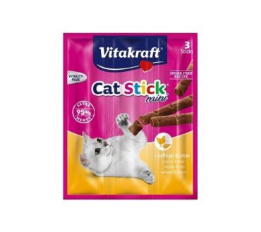 Vitakraft Cat Stick Mini drób i wątróbka - 3 szt. kabanosiki dla kota