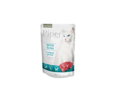 DOLINA NOTECI PIPER ANIMALS STERILISED Z TUŃCZYKIEM 100 g