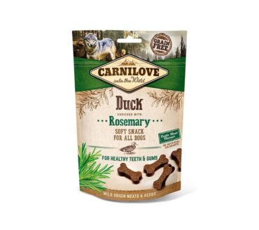 Carnilove Dog Snack Soft Duck & Rosemary - miękka przekąska z kaczką i rozmarynem - 200g