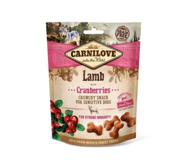 Carnilove Dog Snack Crunchy Lamb & Cranberries - chrupiąca przekąska z jagnięciną i żurawiną - 200g