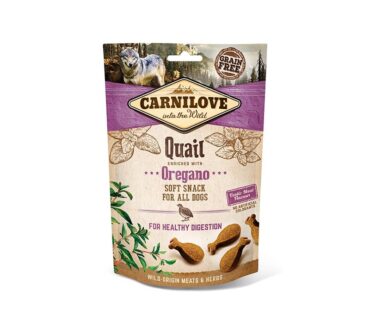 Carnilove Dog Snack Soft Quail & Oregano - miękka przekąska z przepiórką i oregano - 200g
