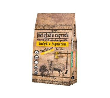 WIEJSKA ZAGRODA Indyk z jagnięciną - 20 kg