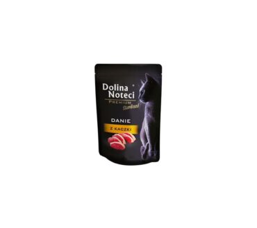 DOLINA NOTECI PREMIUM DANIE Z KACZKI DLA KOTÓW STERYLIZOWANYCH 85 G