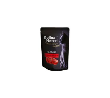 DOLINA NOTECI PREMIUM DANIE Z WOŁOWINY DLA KOTÓW STERYLIZOWANYCH 85 G