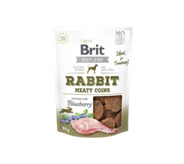 Brit - Jerky Snack Rabbit Meaty coins 80g