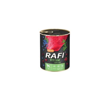 Rafi mokra karma dla psów z dzikiem 800g