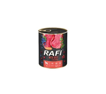 Rafi mokra karma dla psów z wołowiną 800g