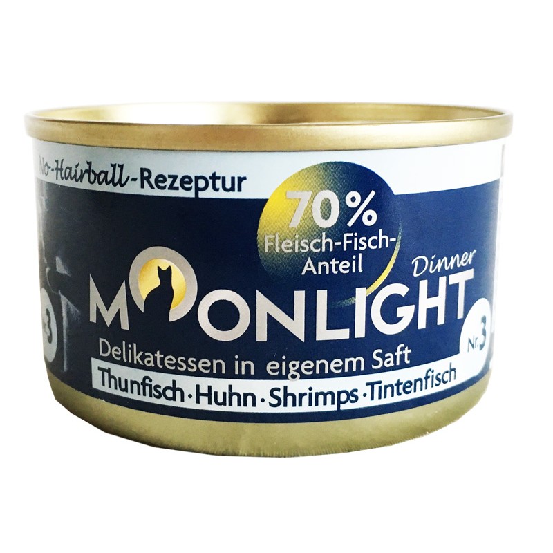 MoonLight Dinner 3 Tuńczyk, Kurczak, Krewetki i Kałamarnica