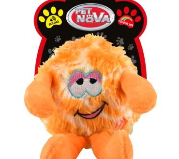 Pet Nova - zabawka pluszowa 17cm orange monster.