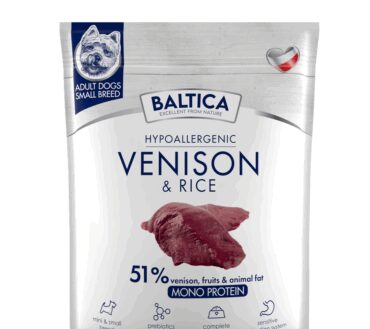 Baltica adult Venison & rice / Dziczyzna z ryżem S 1kg