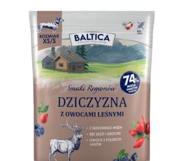 BALTICA SMAKI REGIONÓW Dziczyzna z owocami leśnymi XS/S 1kg