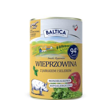 Baltica Karma mokra Wieprzowina z jabłkiem 400g