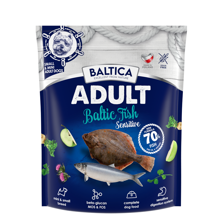 Baltica adult Sensitive Baltic Fish / z ryb bałtyckich dla psów dorosłych XS/S 1kg