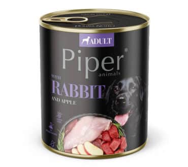 Piper Animals z królikiem i jabłkiem 800 g