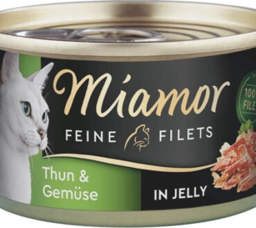 MIAMOR FEINE FILETS galaretka w puszce 100g TUŃCZYK+WARZYWA