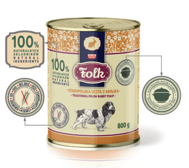 FOLK Staropolska uczta z królika 800 g