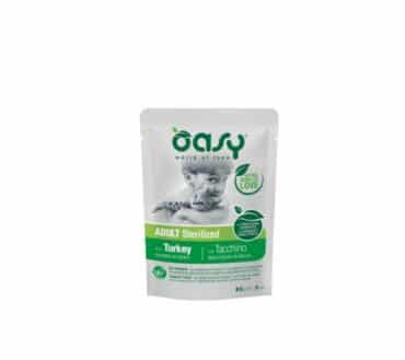 Oasy Kot Lifestage Saszetka Sterilized Indyk 85g