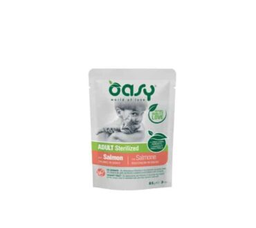 Oasy Kot Lifestage Saszetka Sterilized Losos 85g