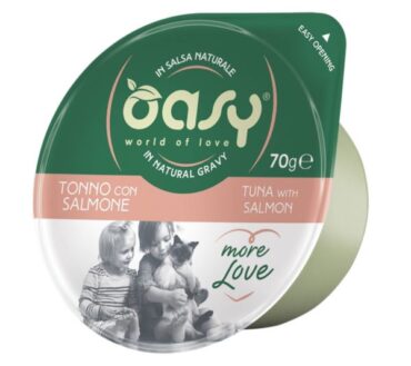 Oasy More Love Cup Tunczyk Z Lososiem 70g