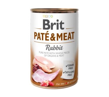 BRIT PATE & MEAT RABBIT 800g - mokra karma dla psa