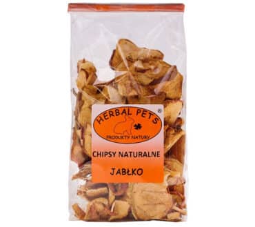 Herbal Pets - Chipsy naturalne – jabłko 100g