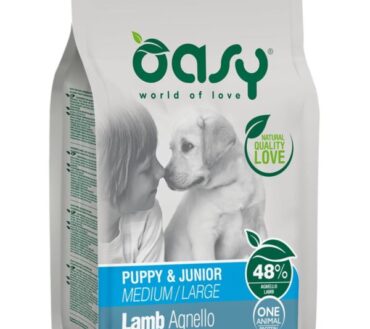 Oasy Oap Puppy Junior M L Jagniecina 25kg