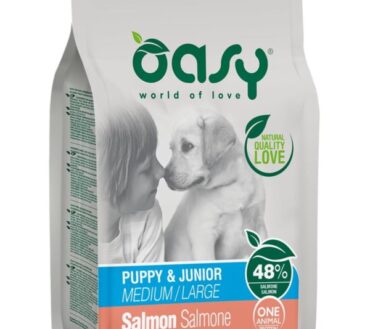 Oasy Oap Puppy Junior M L Losos 25kg