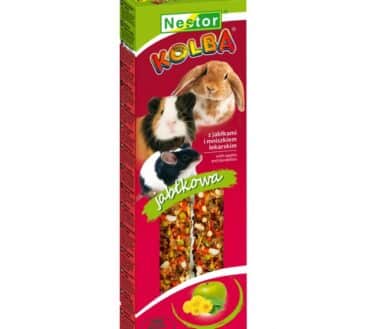 Nestor Kolba Classic dla gryzoni i królików z jabłkami i mniszkiem lekarskim 2 szt