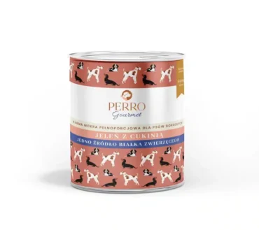 Perro Gourmet Jeleń z cukinią dla psów dorosłych 800g