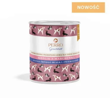 Gourmet Królik z marchewką dla psów dorosłych 800g