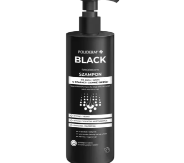 POLIDERM® BLACK – szampon do czarnej i ciemnej sierści dla psów i kotów 250 ml