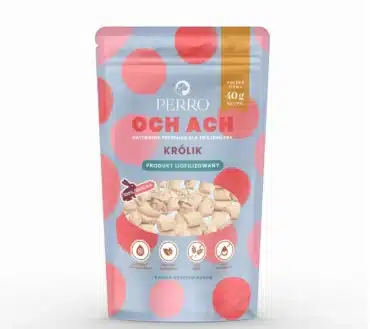 Perro OCH ACH Królik Przysmaki liofilizowane 40g