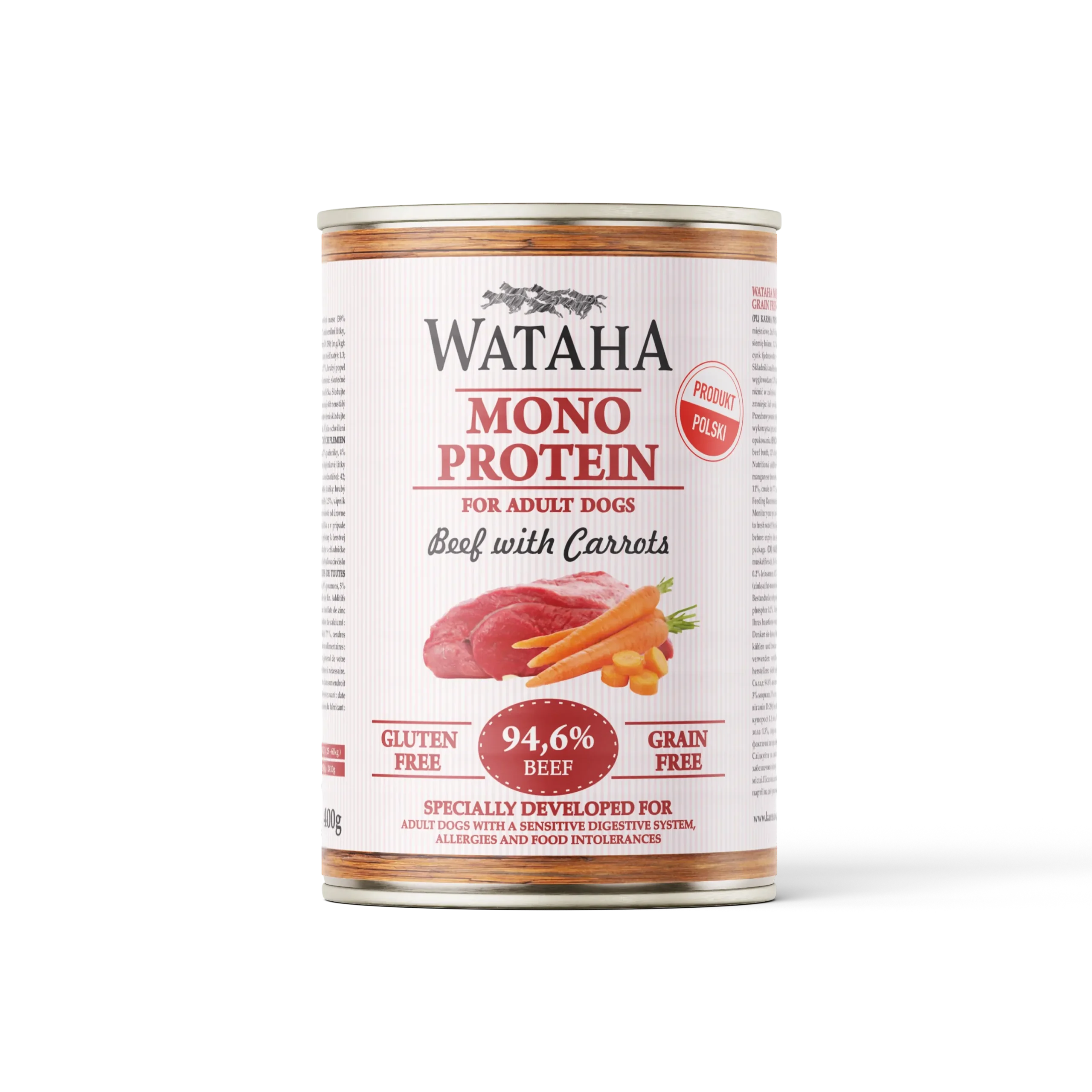 Wataha Mono Protein Wolowina Z Marchewka 400g