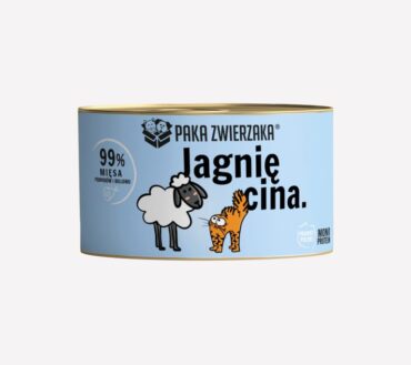 Paka Zwierzaka – mokra karma dla kota jagnięcina 200 g monobiałkowa