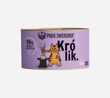 Paka Zwierzaka – mokra karma dla kota królik 200 g monobiałkowa