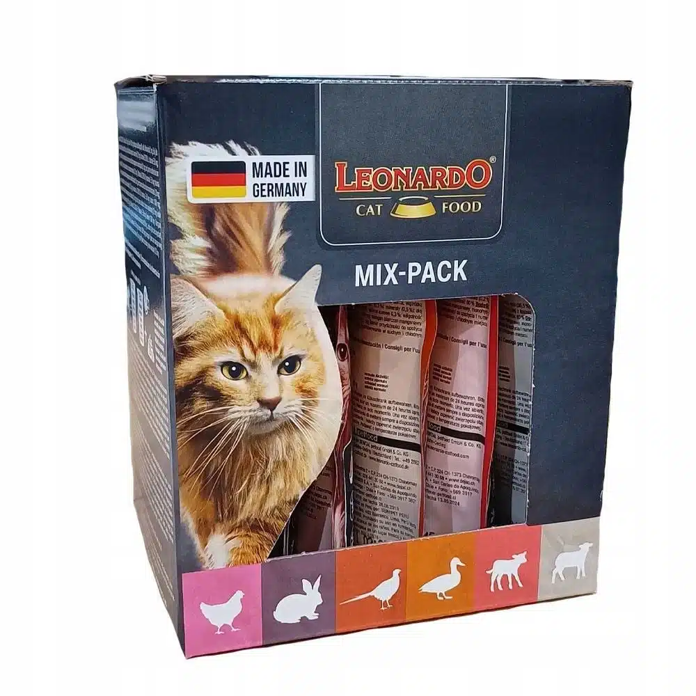 Leonardo Mix Pack 6x85g saszetki – różnorodność smaków