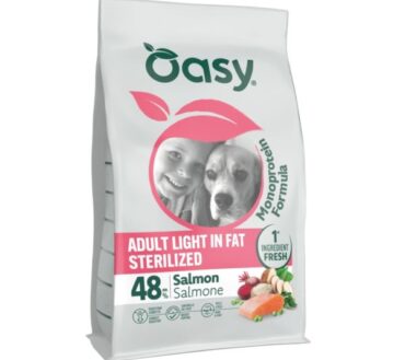 Oasy Monoprotein Adult Light Łosoś 10 kg