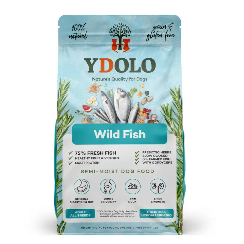 YDOLO Wild Fish – półwilgotna karma dla psów dorosłych z rybami 2,5 kg
