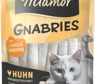 Miamor Gnabries Huhn – chrupiące przysmaki dla kota z kurczakiem 30 g