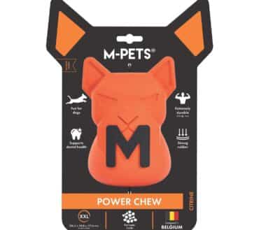 M-PETS POWER CHEW CITRINE – wytrzymała zabawka dla psa z miejscem na przysmaki