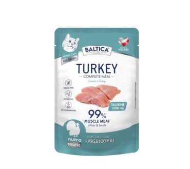 Baltica Nutraceutic Kurczak z Indykiem 100 g - mokra karma dla kotów