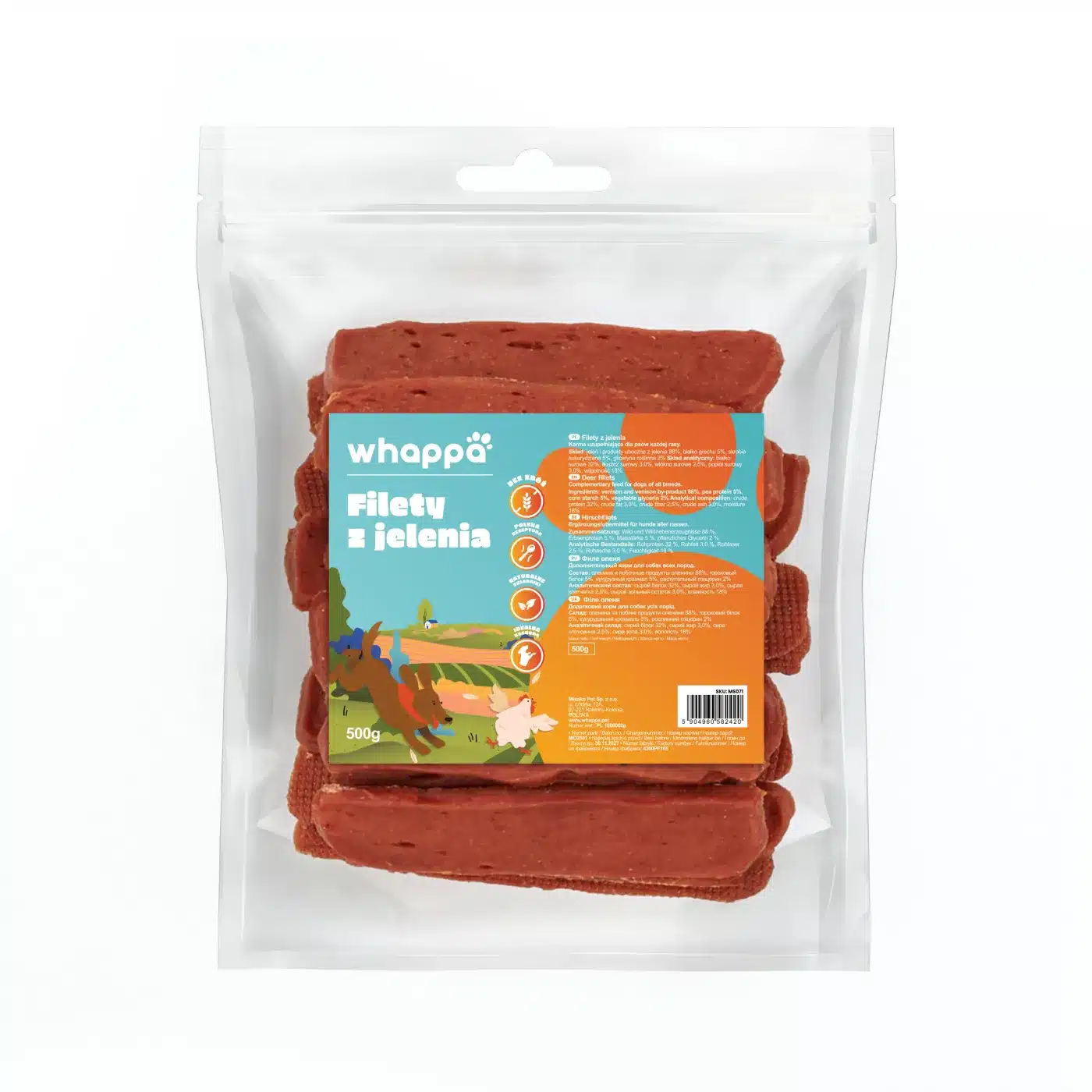 Whappa Filety z jelenia – 500 g