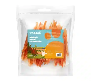Whappa Miękkie paski z kurczaka – 500 g